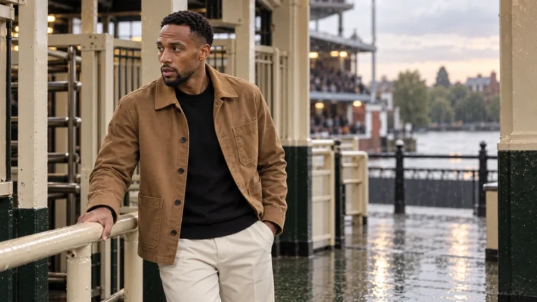 Kenny Tete tại lối cửa xoay cổ điển của Craven Cottage