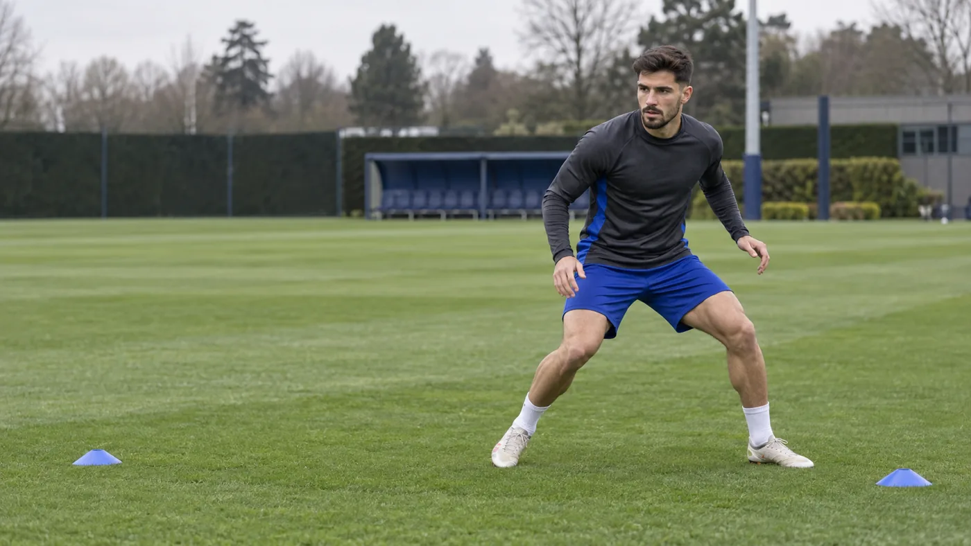 Pedro Neto tập bước ngang phòng ngự trong vai trò wing-back